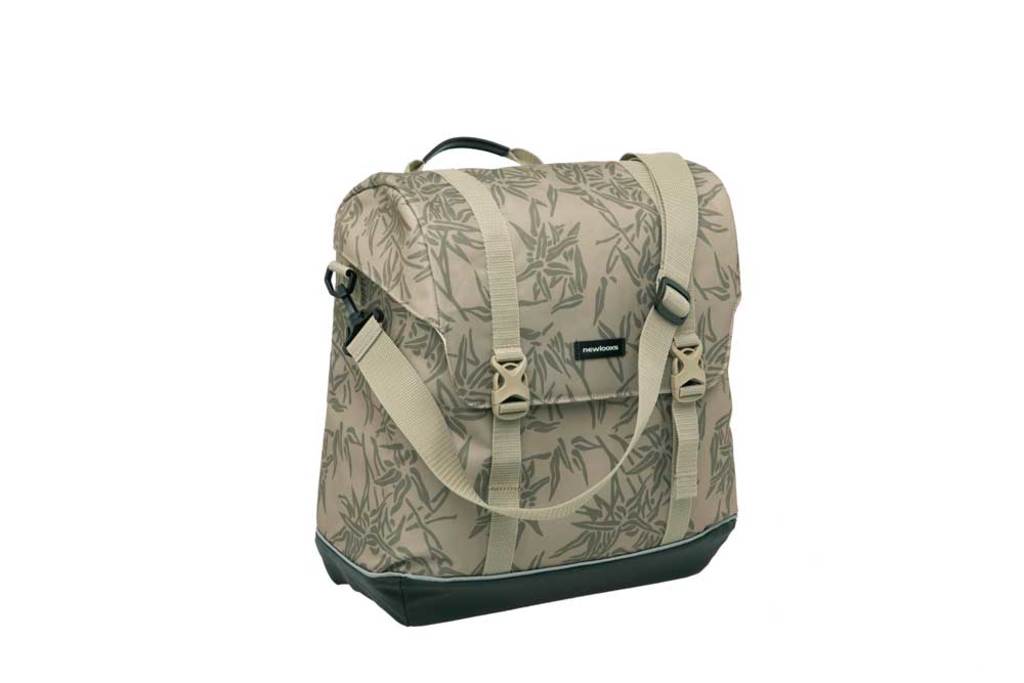 Enkele Fietstas - New Looxs - Alba - Single - Bamboo - Sand - 21L Enkele Fietstas - New Looxs - Alba - Single - Bamboo - Sand - 21L